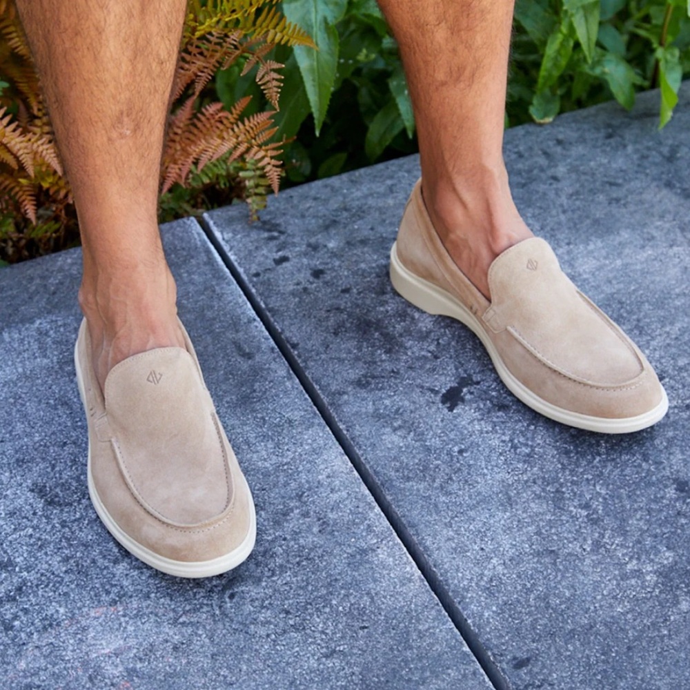 Amberjack "The Loafer" Men’s Shoes Loafer in Tundra ~11M - Picture 2 of 9
